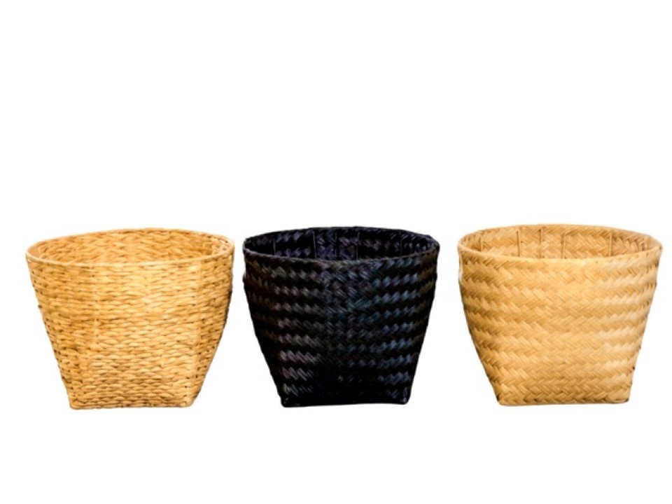 The Ultimate PE Resin Woven Storage Basket Set of 3